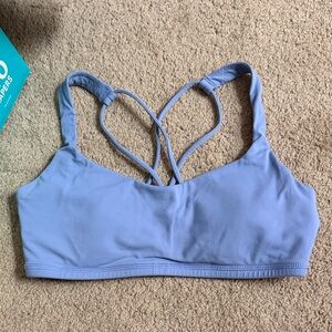 lululemon athletica Soft Blue Sports Bra